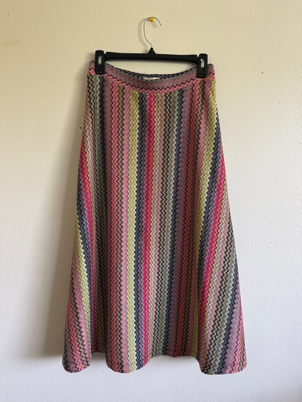 Multicolor Chevron A-Line Women's Skirt